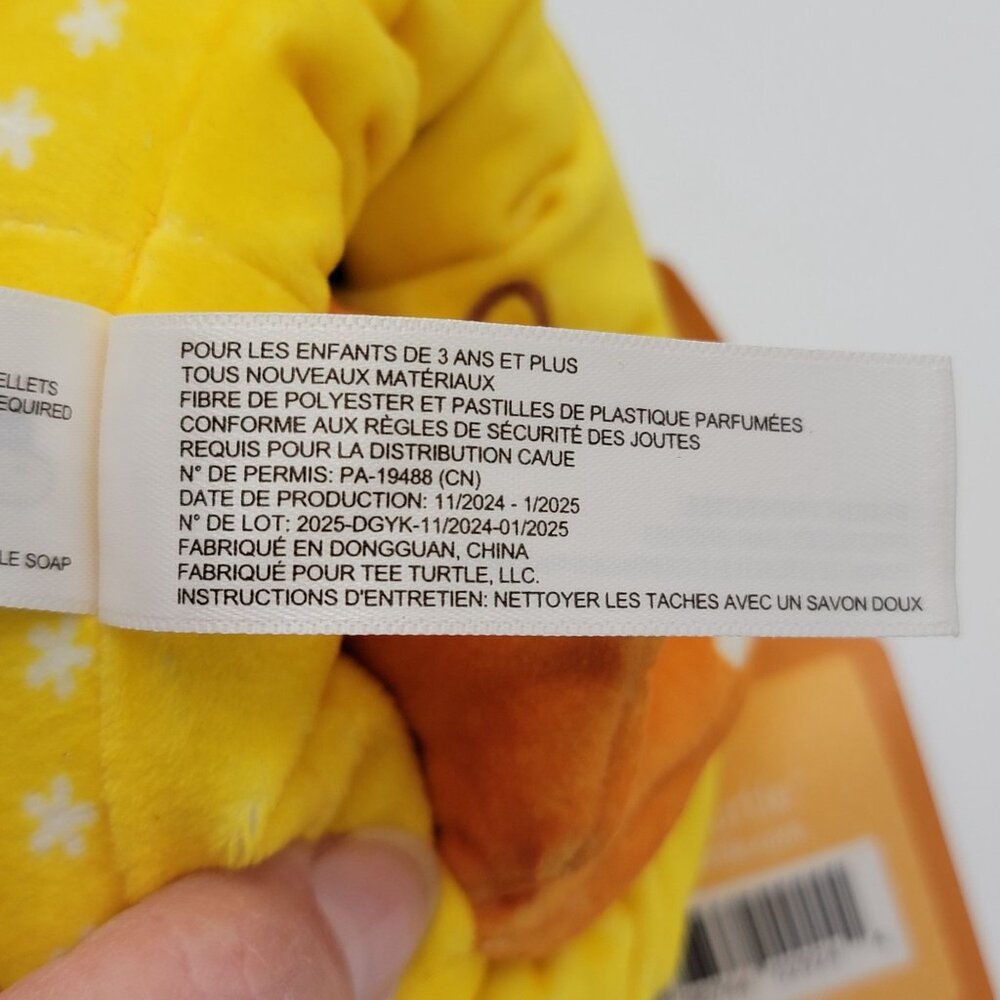 TeeTurtle Reversible Plush – Orange Blossom & Marmalade Butterfly – 2025 Release - Picture 9 of 10